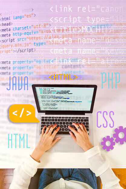 Web designing and development with HTML CSS JAVA